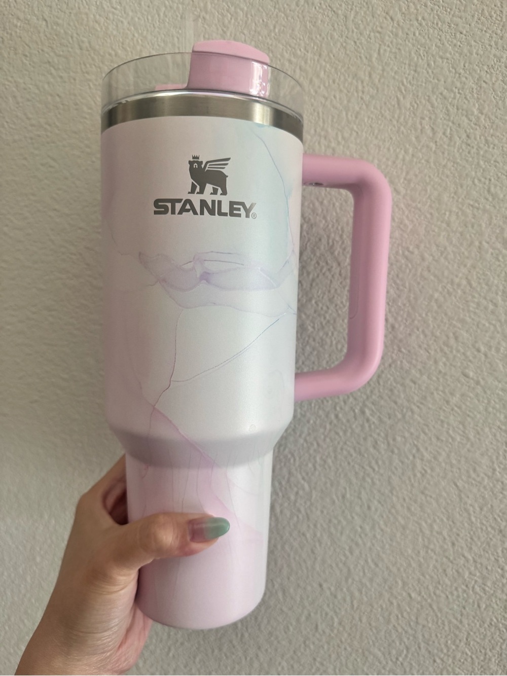 Stanley 40oz Quencher H2.0 FlowState Tumbler - Pink Watercolor